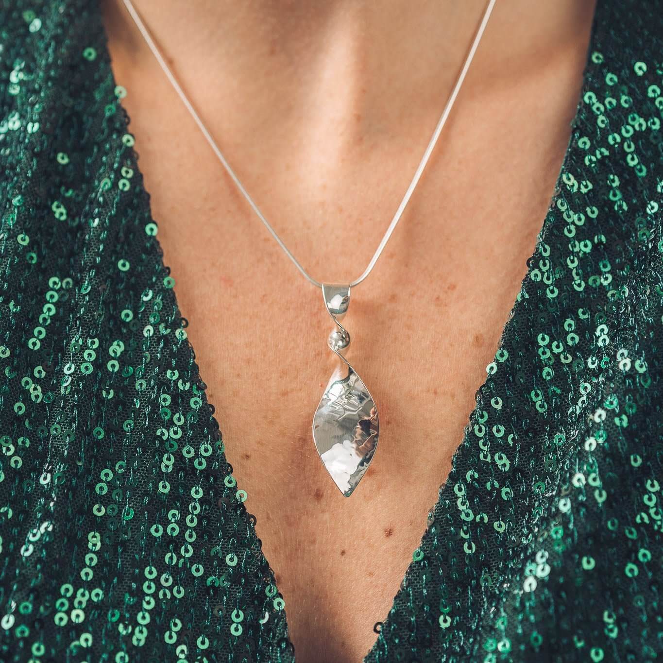 Silver Pendant Necklaces Handmade In The UK