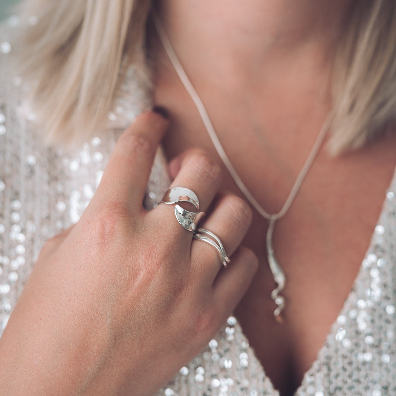 Chunky Silver Rings - John Garland-Taylor Jewellery
