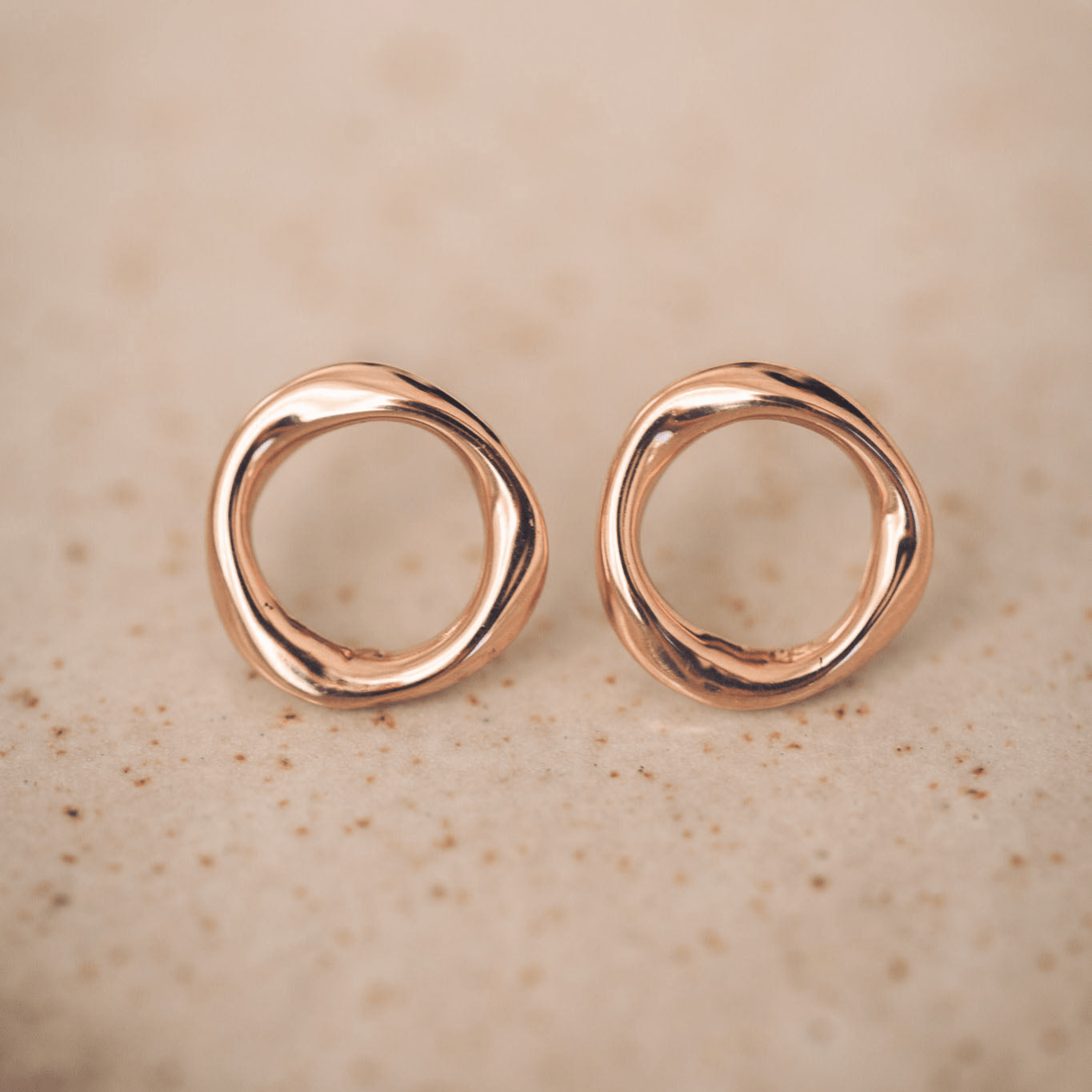 Rose Gold Earrings - John Garland-Taylor Jewellery