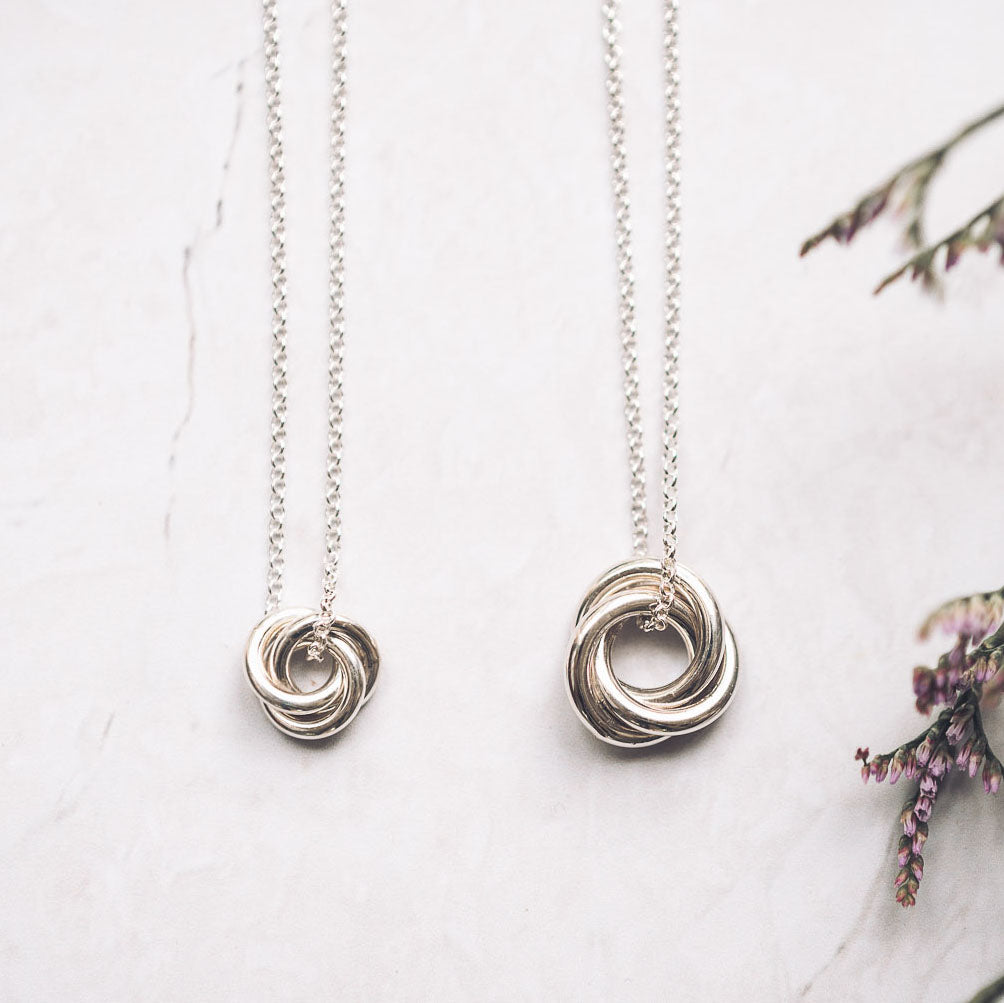 Anna Silver Pendant Necklace