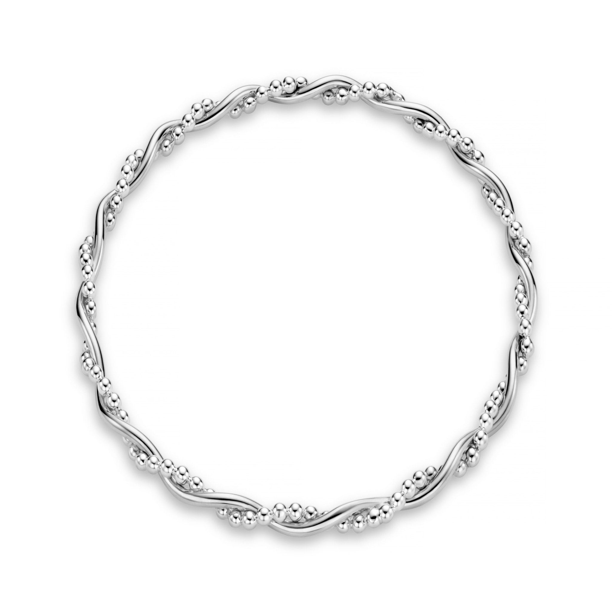 Bramble Silver Bangle - Handmade Jewellery