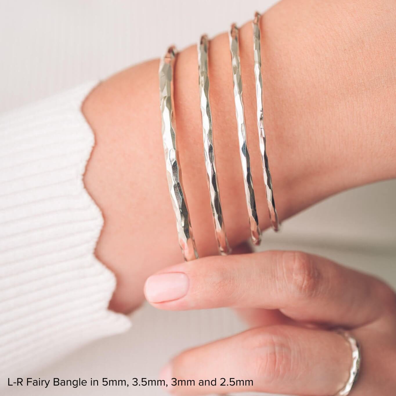 Fairy Silver Bangle - Handmade Jewellery