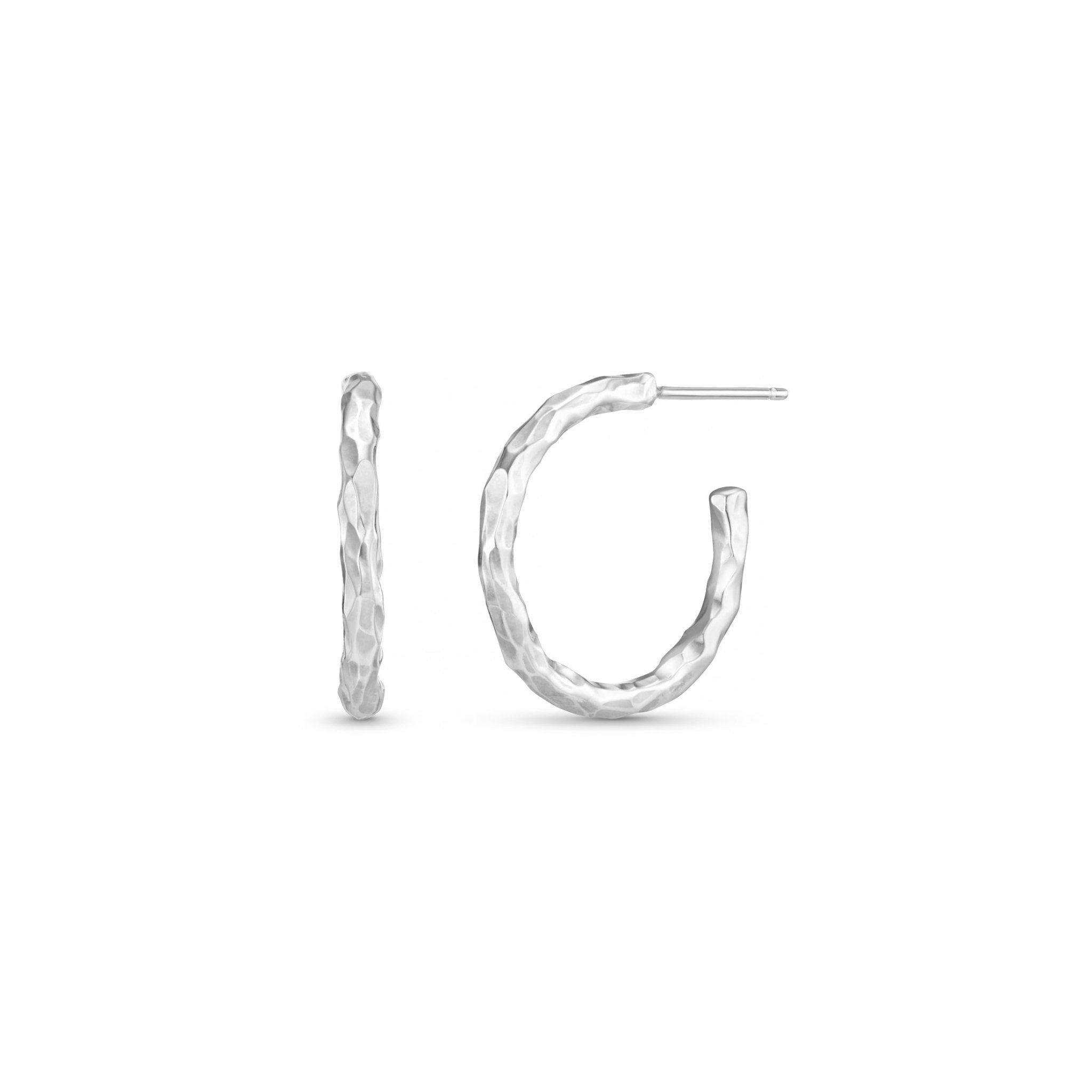 Fairy Silver Hoop Earrings - Handmade Jewellery