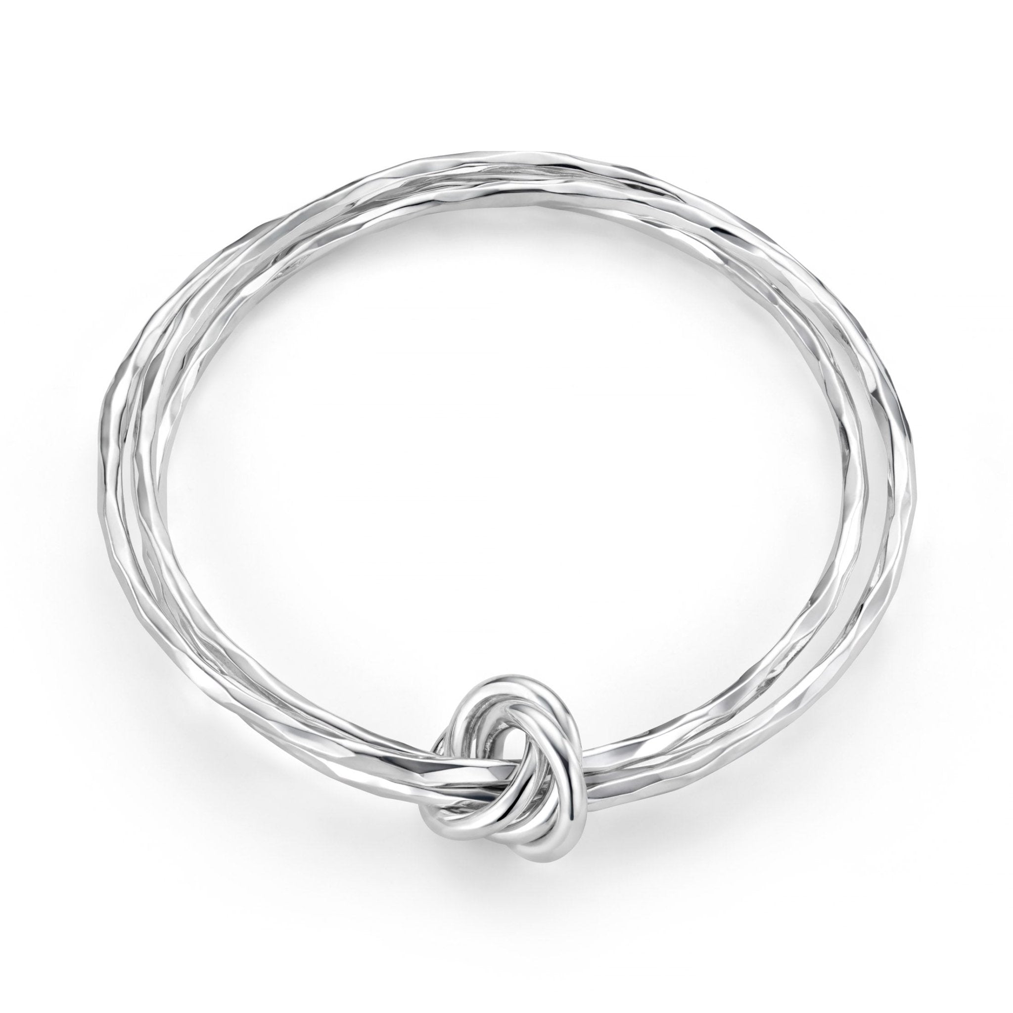 Fairy Silver Bangle with Loops - Handmade Jewellery