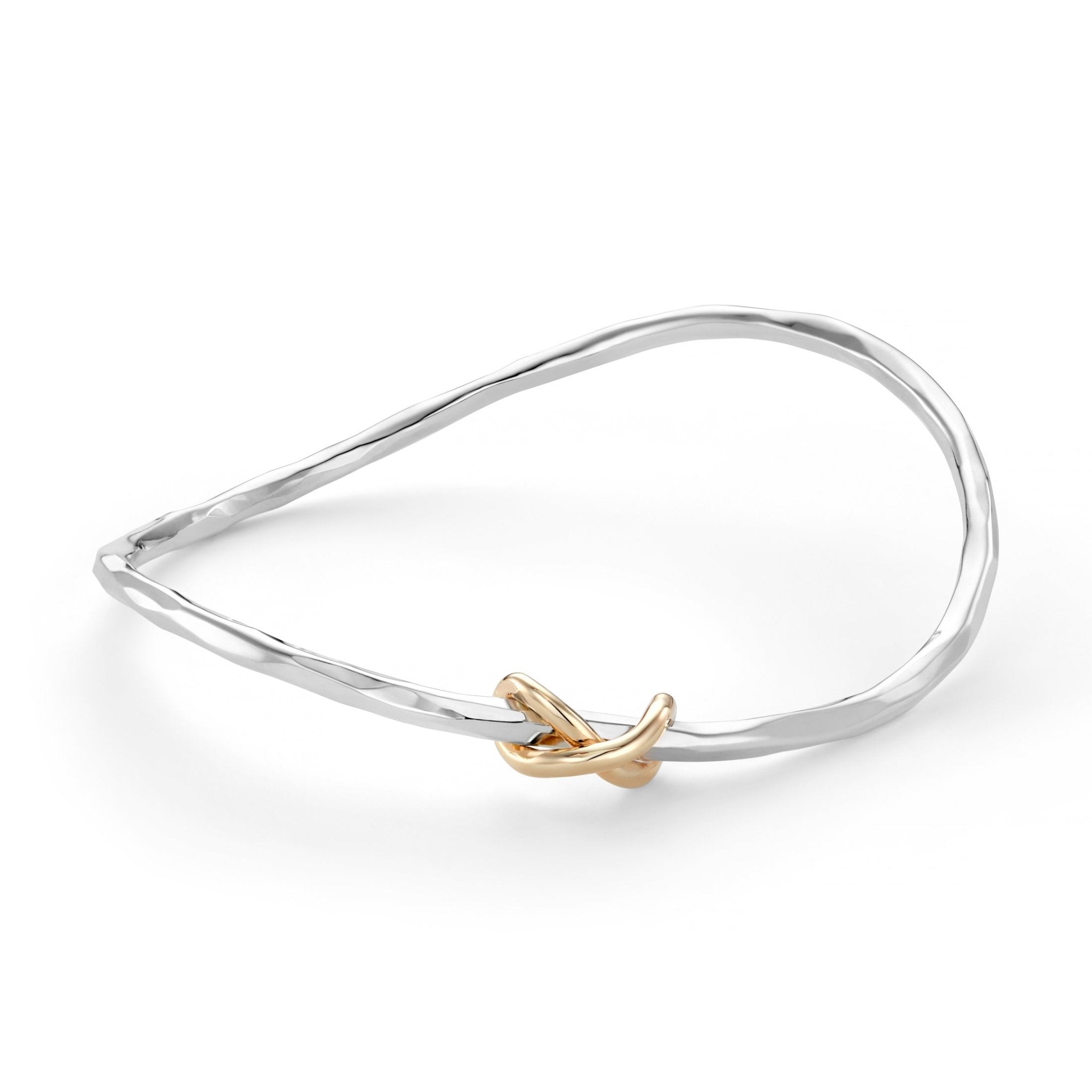 Jess 9ct Gold Infinity Bangle - Handmade Jewellery