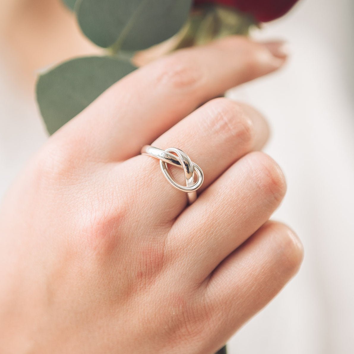 Silver Knot Ring - Handmade Jewellery