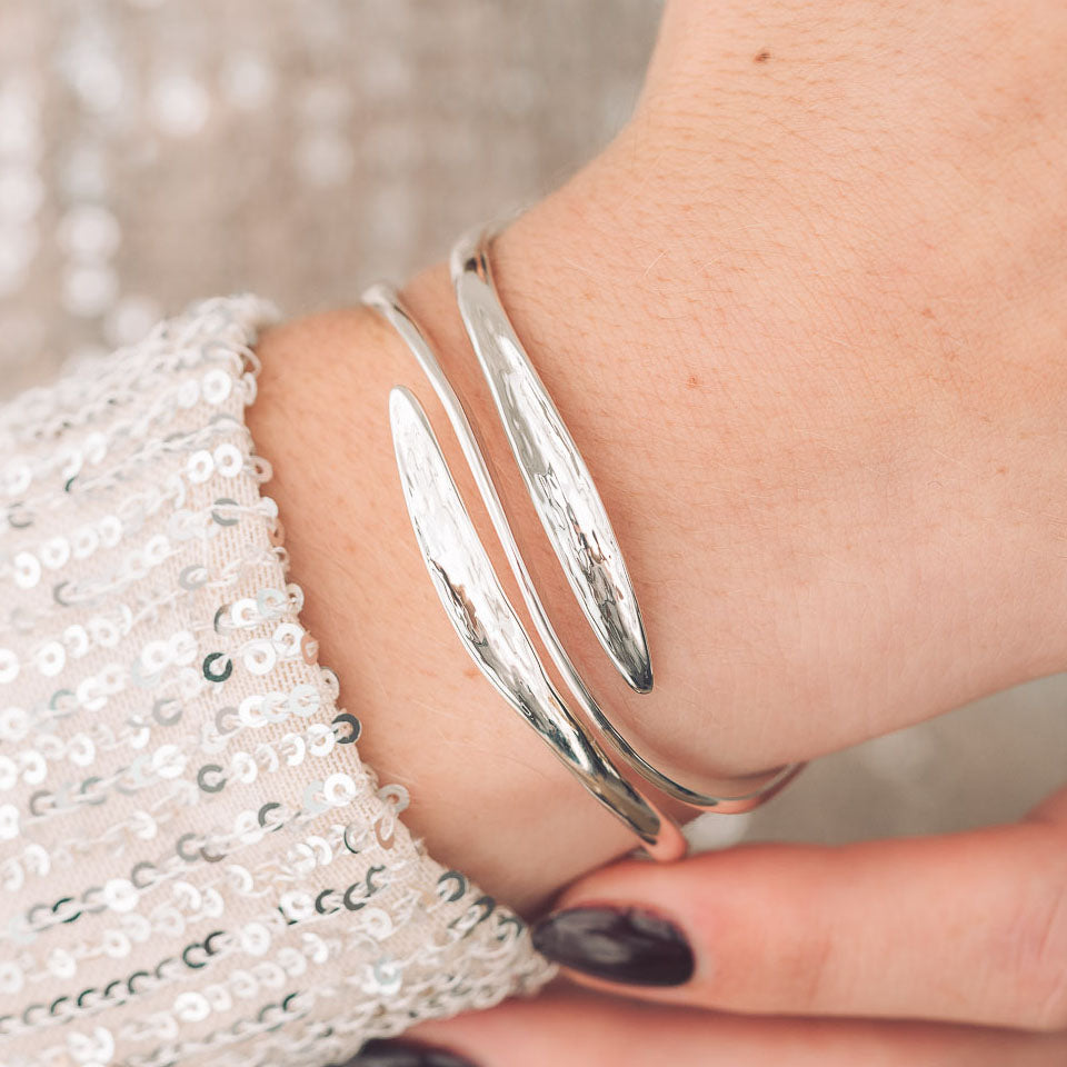 Morgan Silver Cuff Bangle