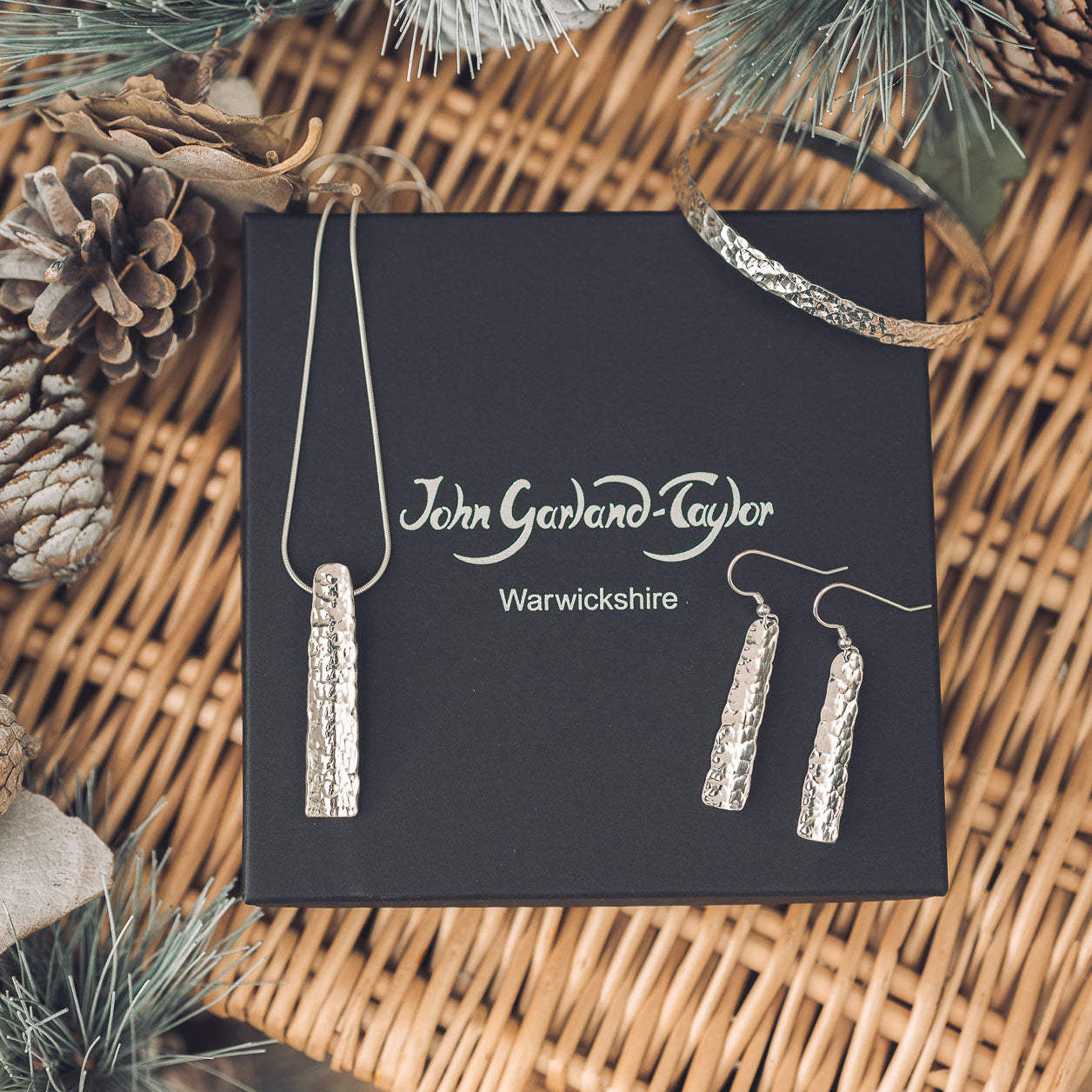 Nicole Silver Ingot Earrings