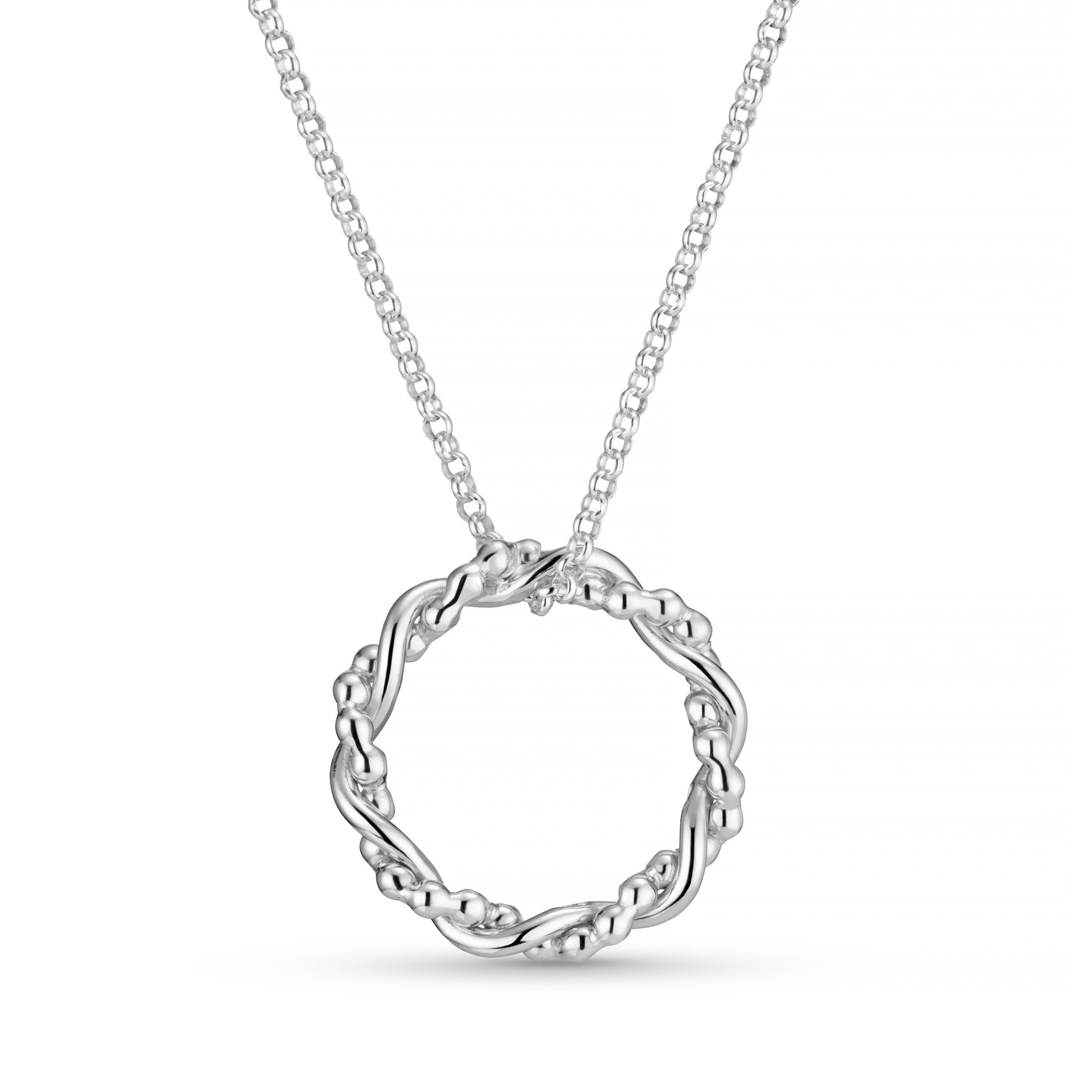 Bramble Silver Pendant Necklace