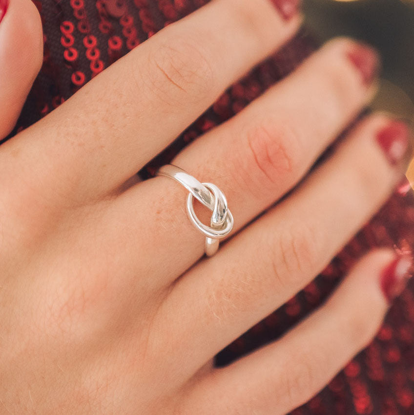 Silver Knot Ring