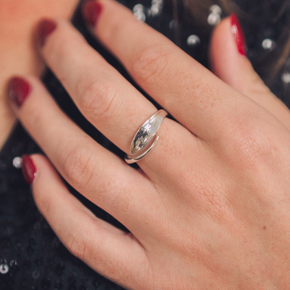 Morgan Silver Wrap Ring