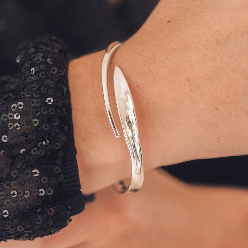 Morgan Silver Bangle - Handmade Jewellery
