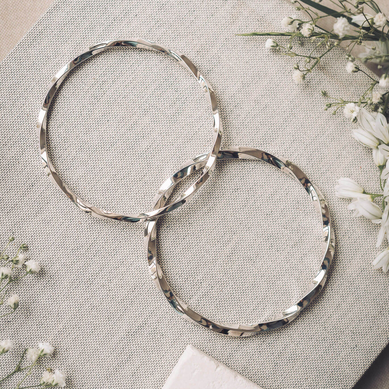 Charlotte Silver Bangle
