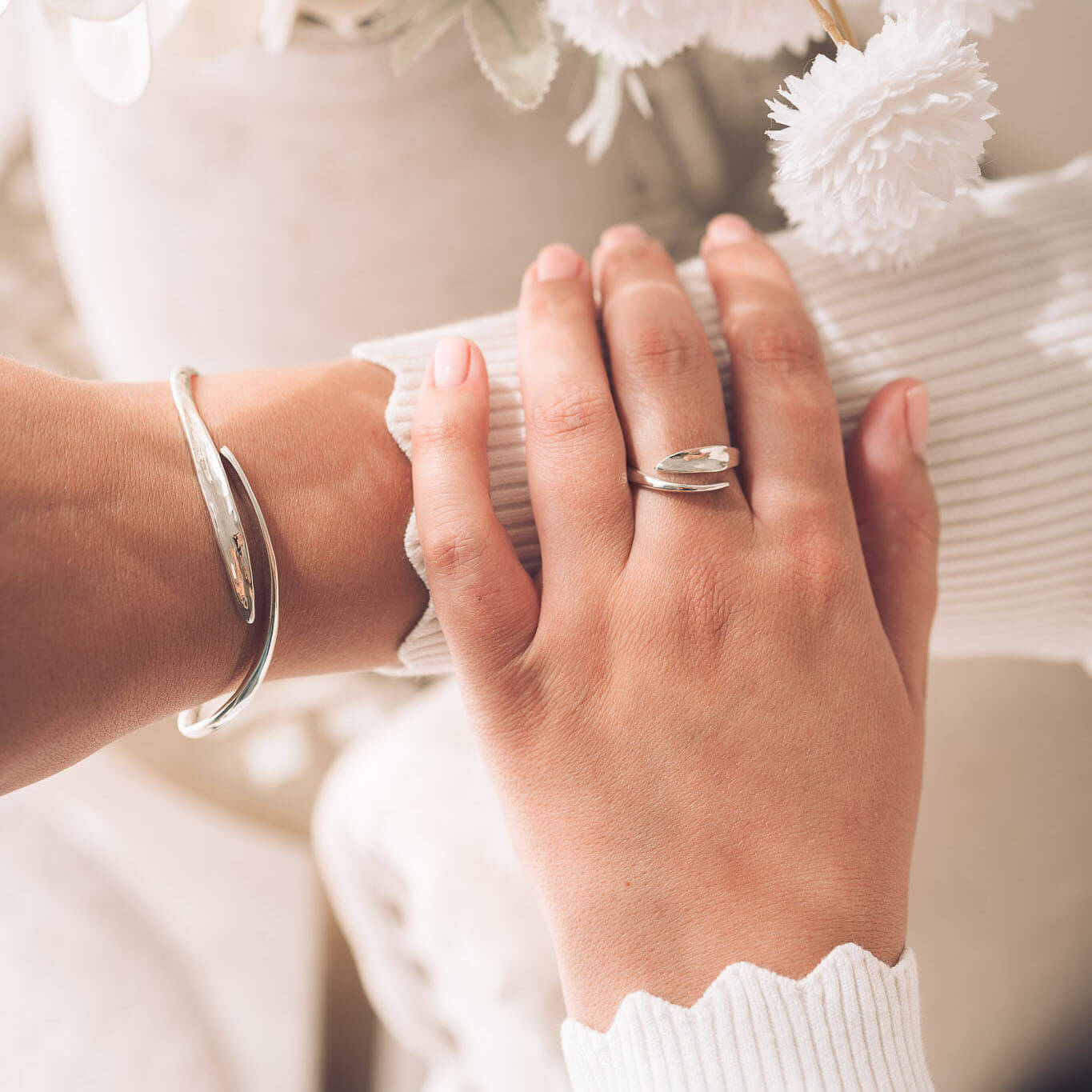 Morgan Silver Wrap Ring - Handmade Jewellery