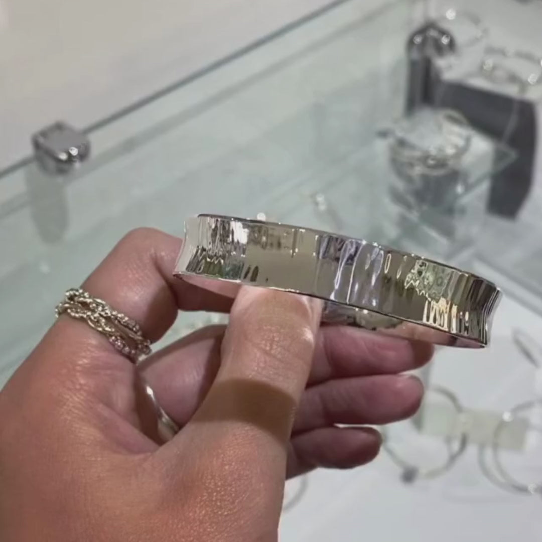 wide silver bangles