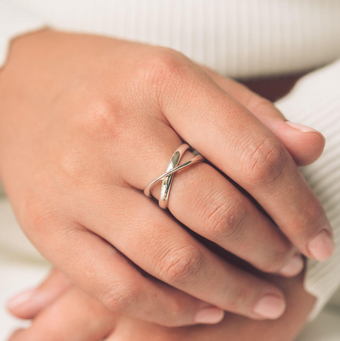 Isla Silver Wrap Ring