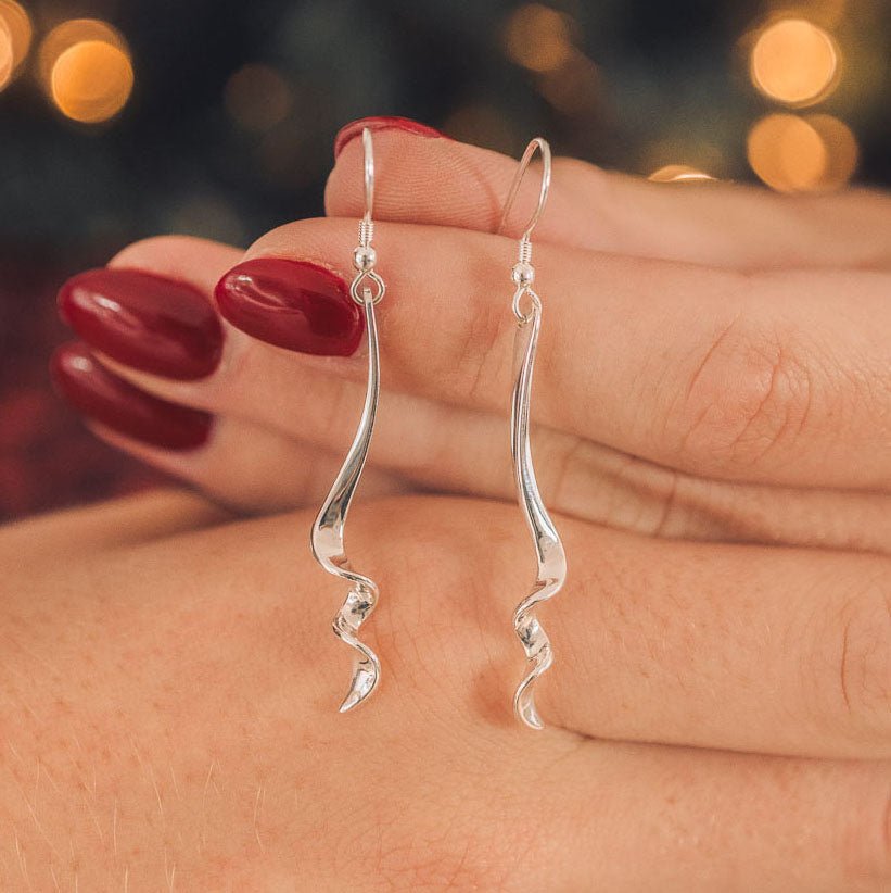 Sophia Silver Drop Earrings - Handmade Jewellery