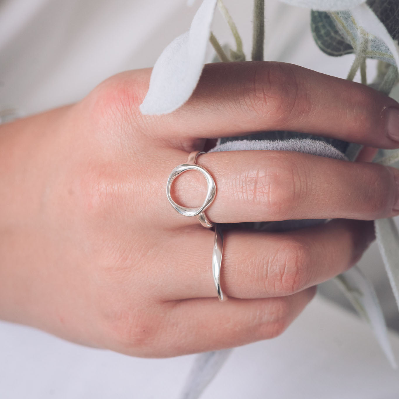 Simple Silver, Twisted Ring