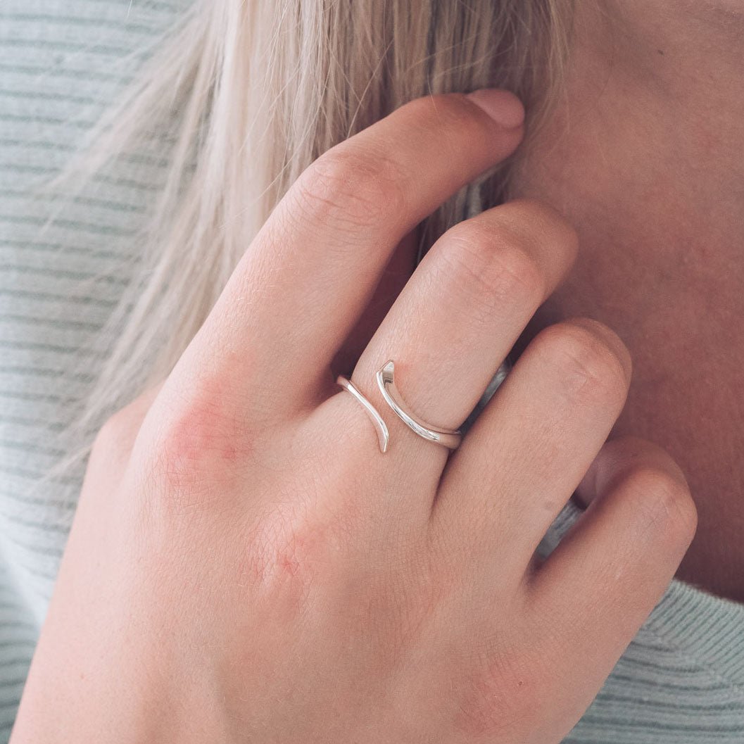 Ava Silver Ring - Handmade Jewellery