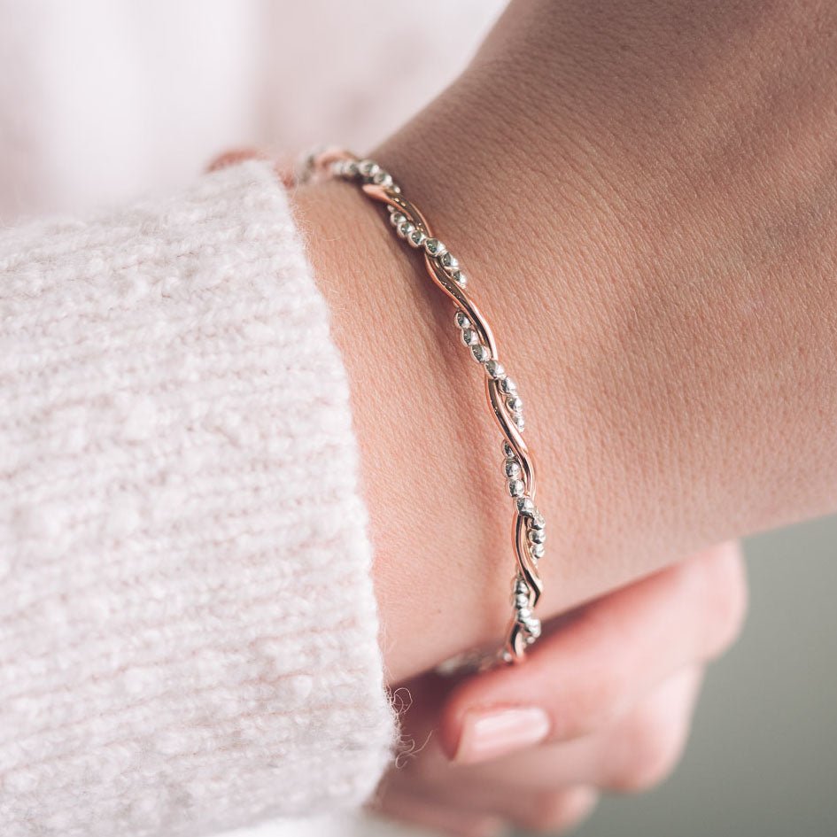 bangles silver and gold