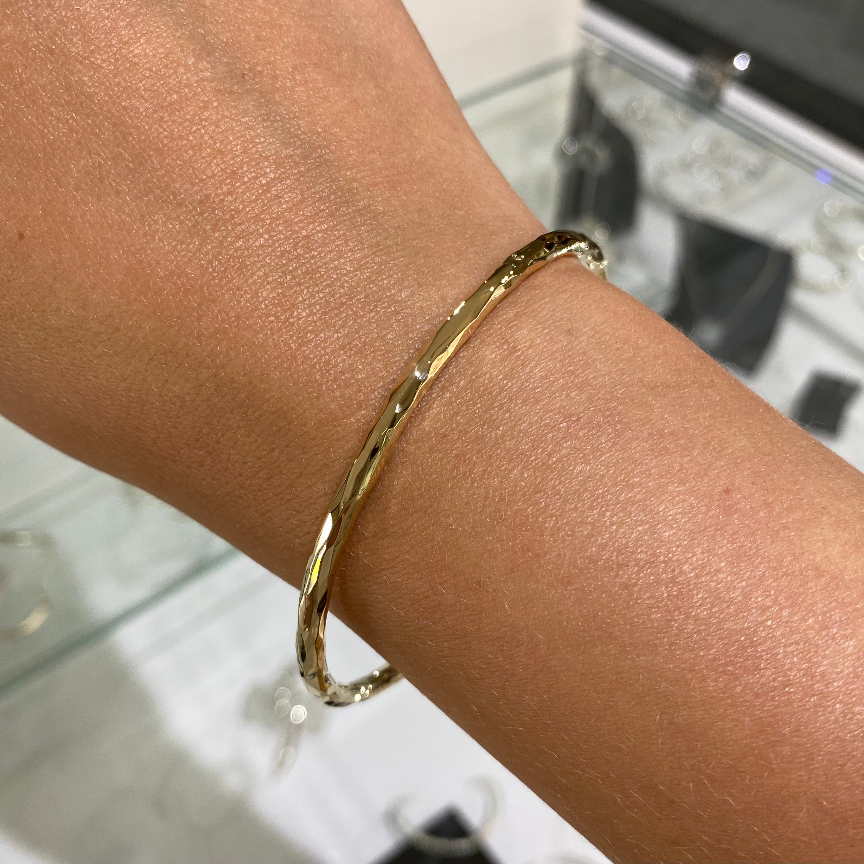 Handmade 9ct Yellow Gold Bangle