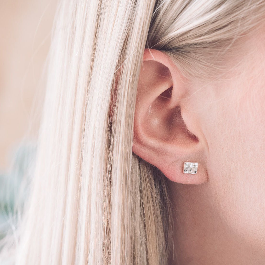 Lindy Silver Stud Earrings - Earrings