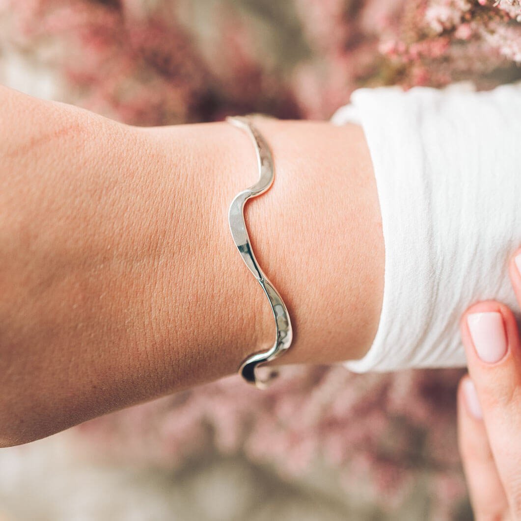 925 silver solid bangle