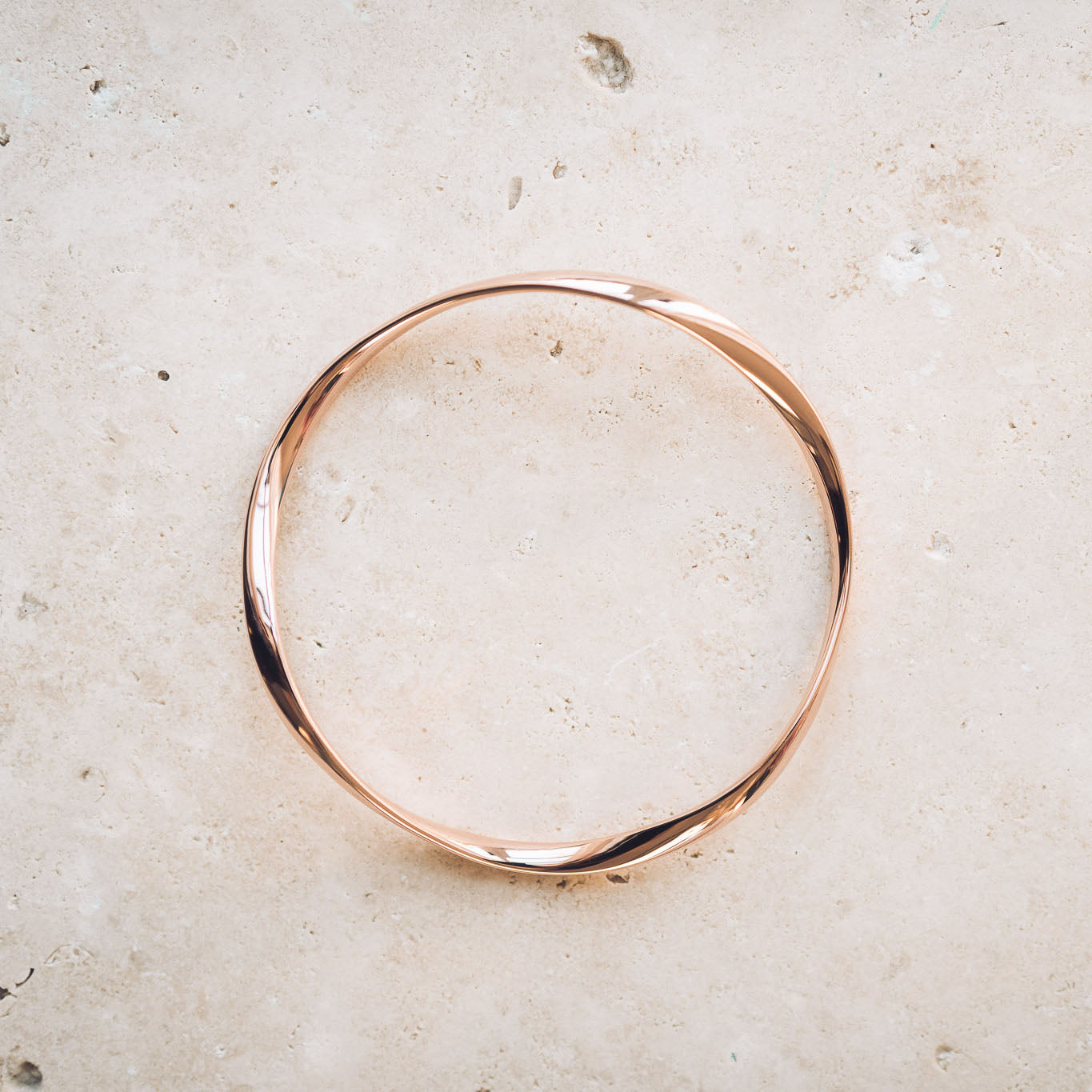 Molly 9ct Rose Gold Bangle