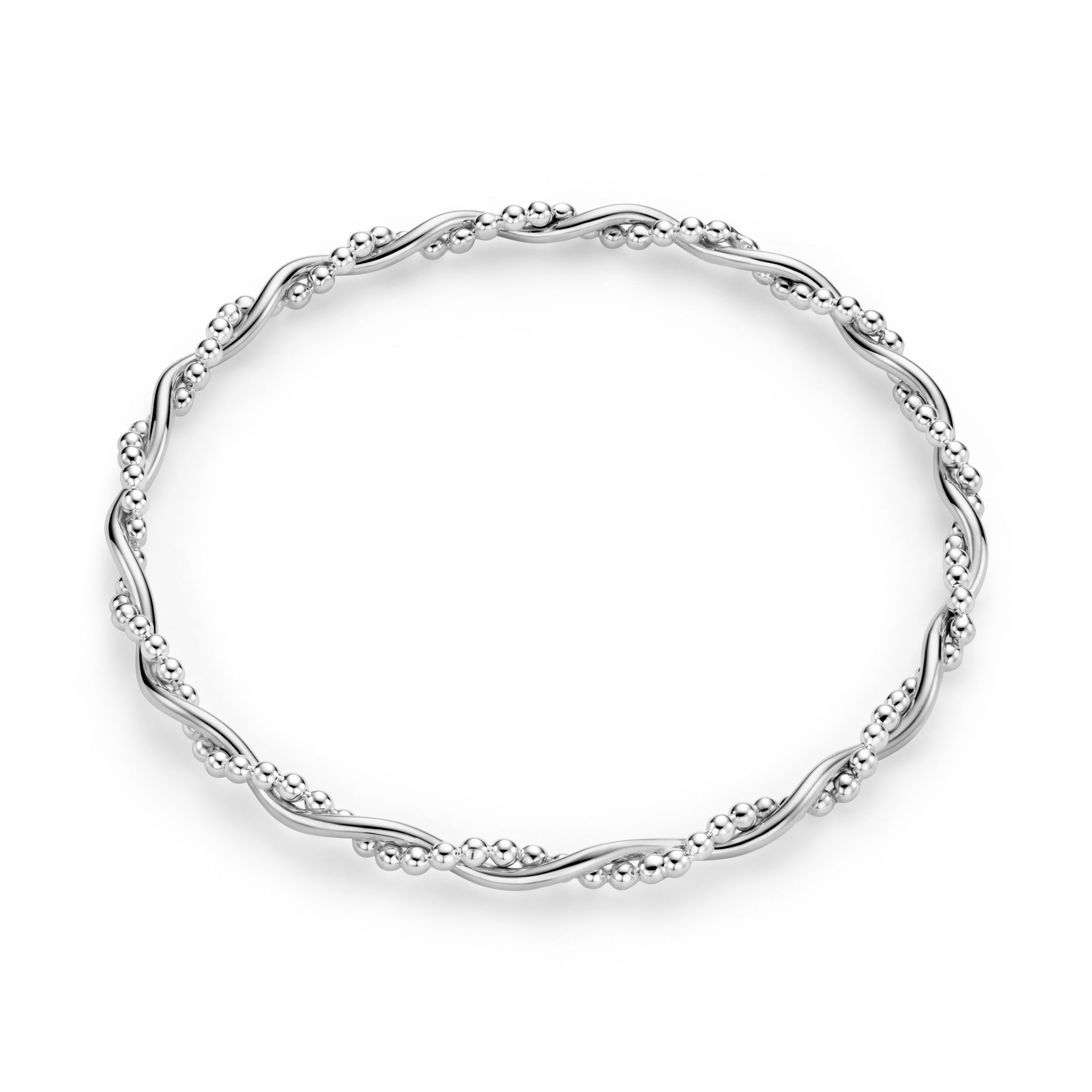 Bramble Silver Bangle