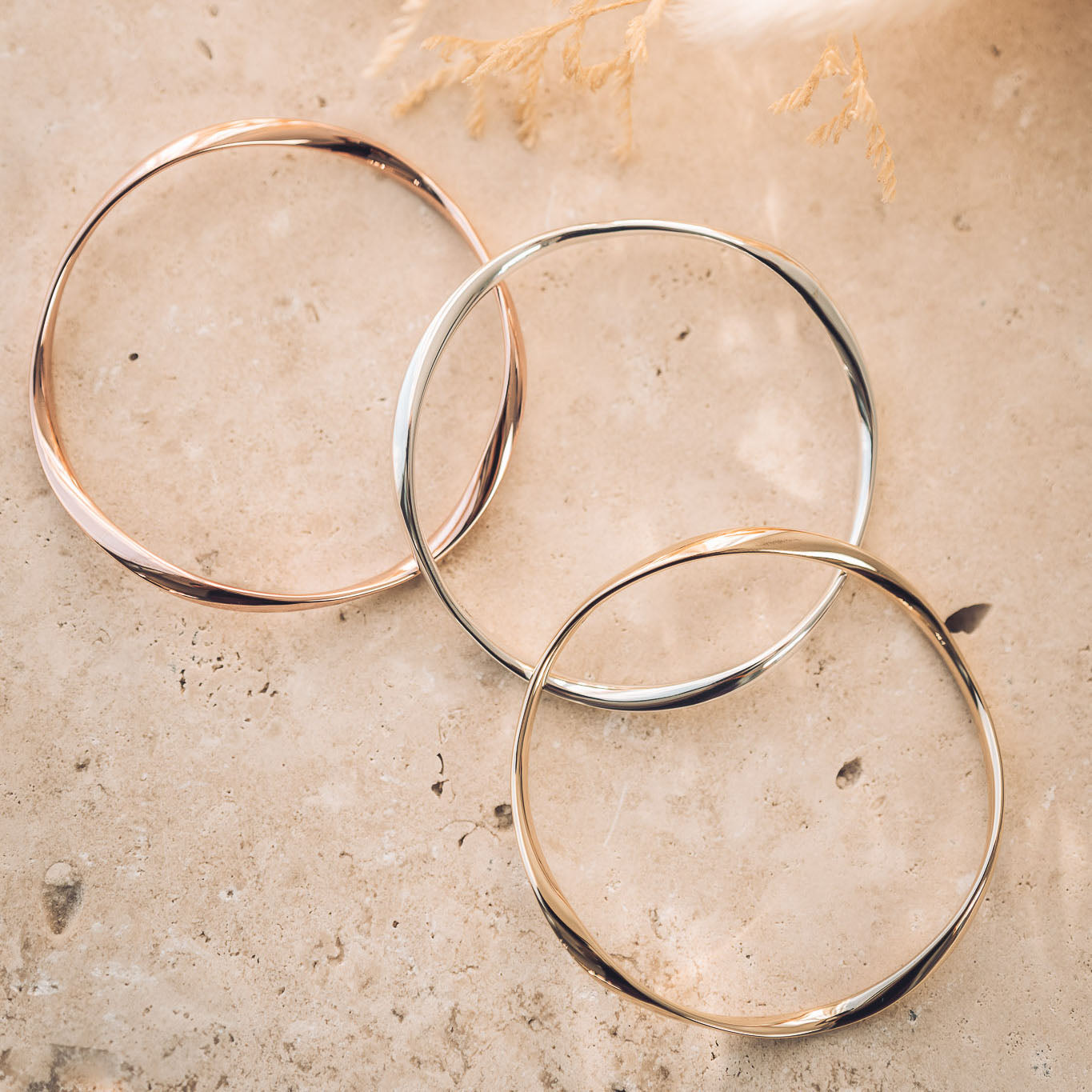 Molly 9ct Rose Gold Bangle