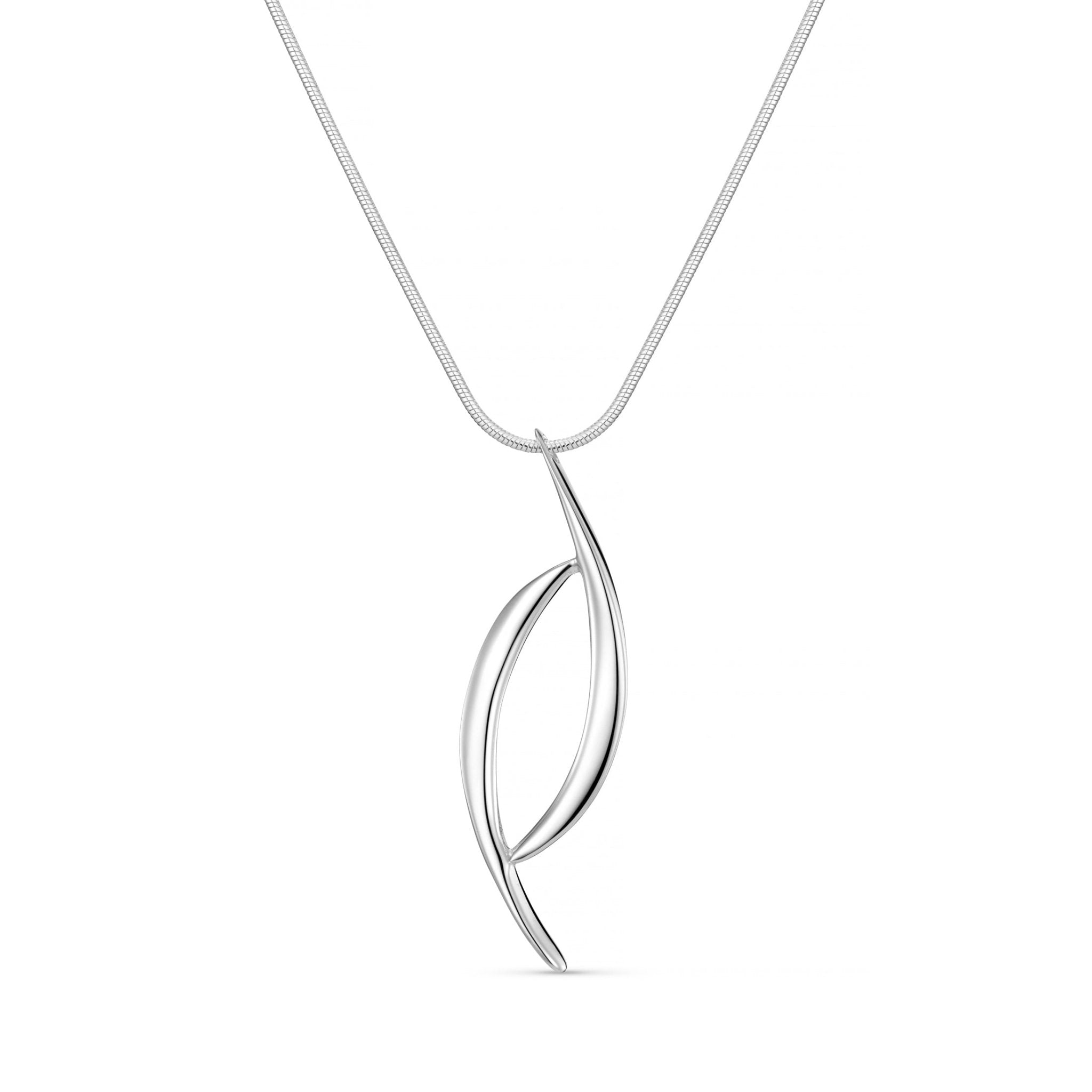 Olive Silver Pendant Necklace - Pendants