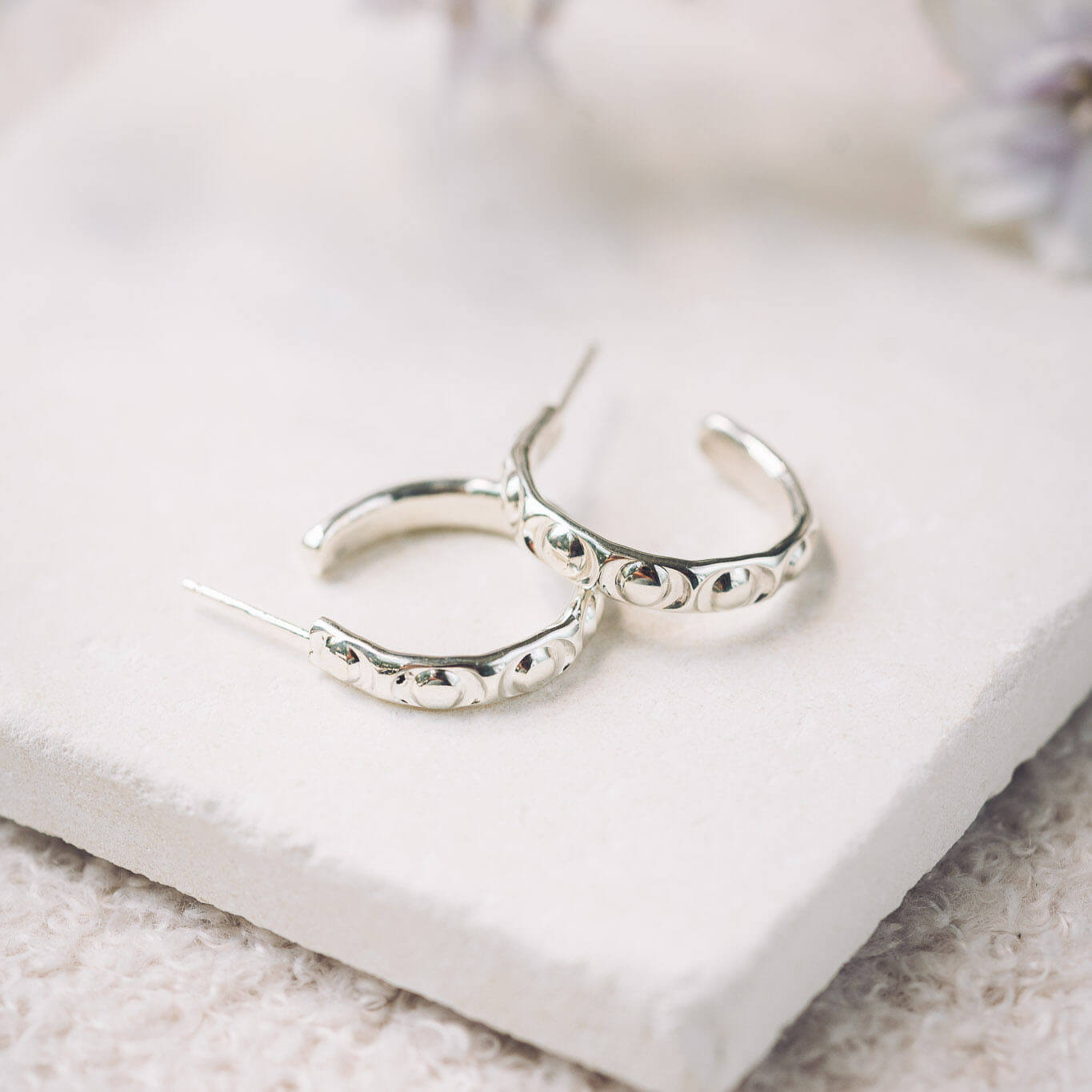 womens hoop earring small 