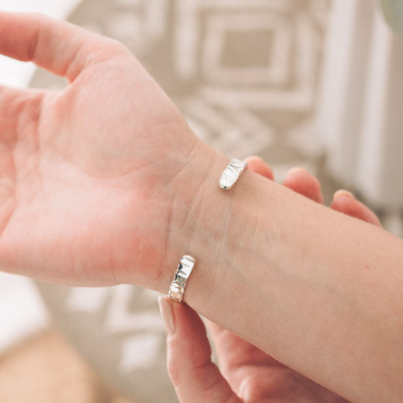 Tabby Silver Cuff