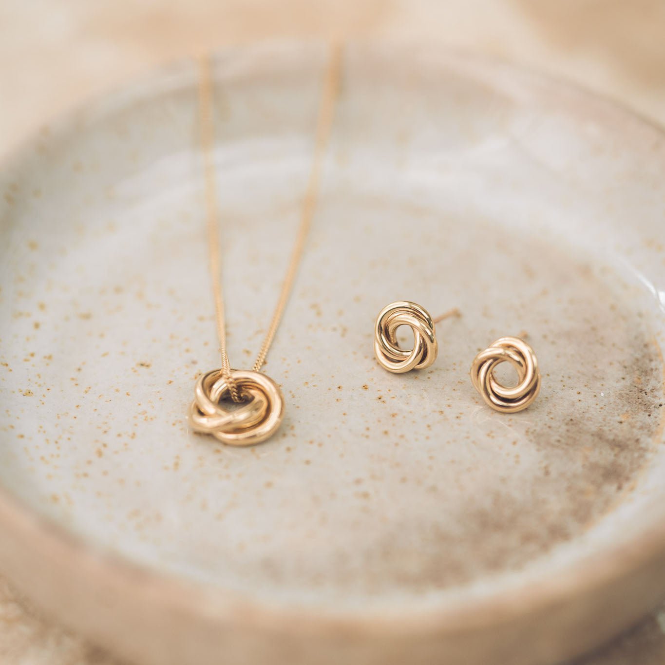 Anna 9ct Gold Stud Earrings - Earrings