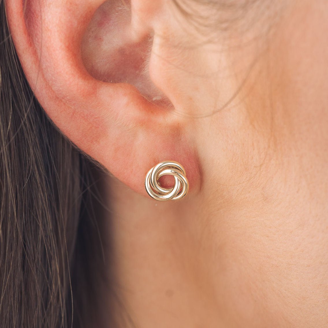 Anna 9ct Gold Stud Earrings - Earrings