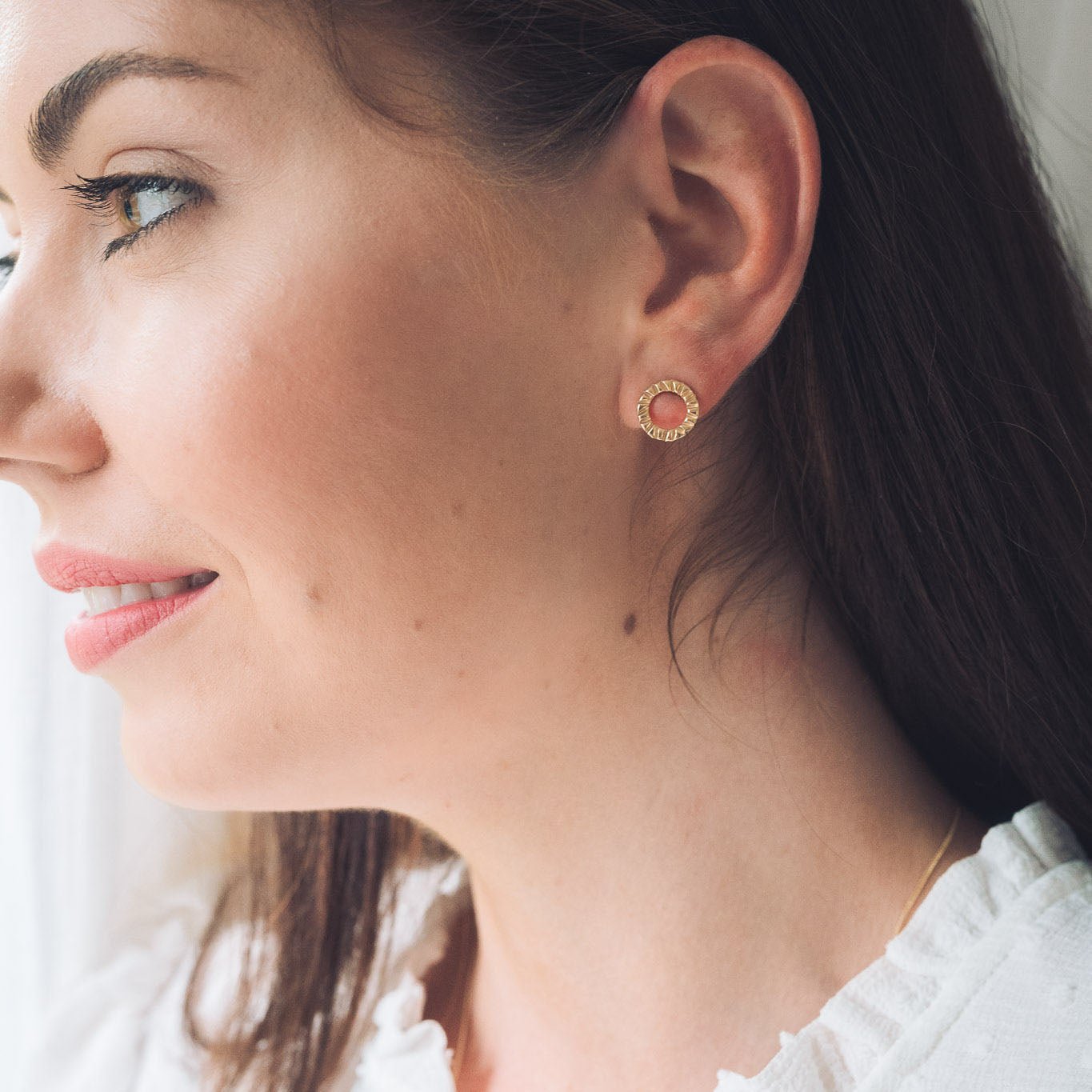 Elena 9ct Gold Stud Earrings - Earrings