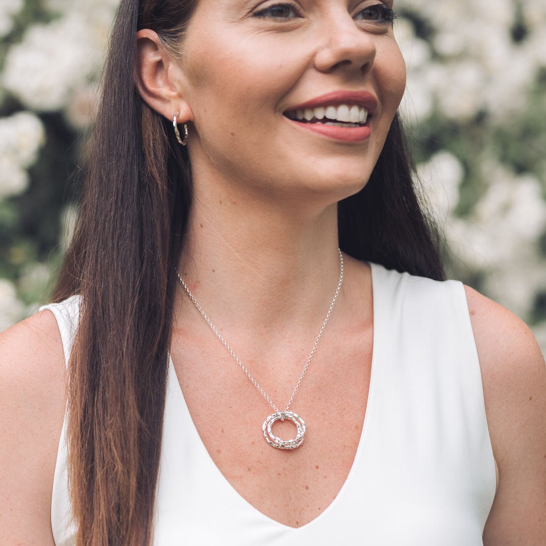 Fairy Silver Hoop Earrings - Earrings
