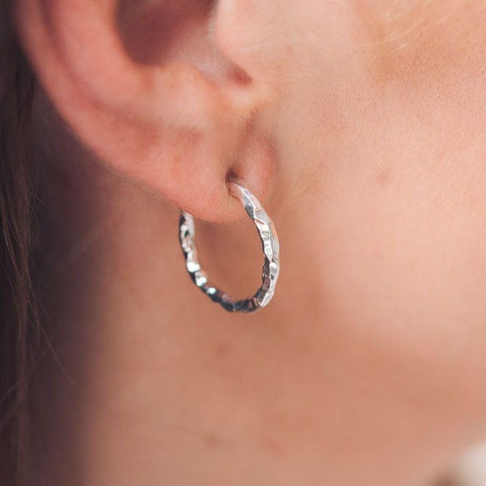 Fairy Silver Hoop Earrings - Earrings