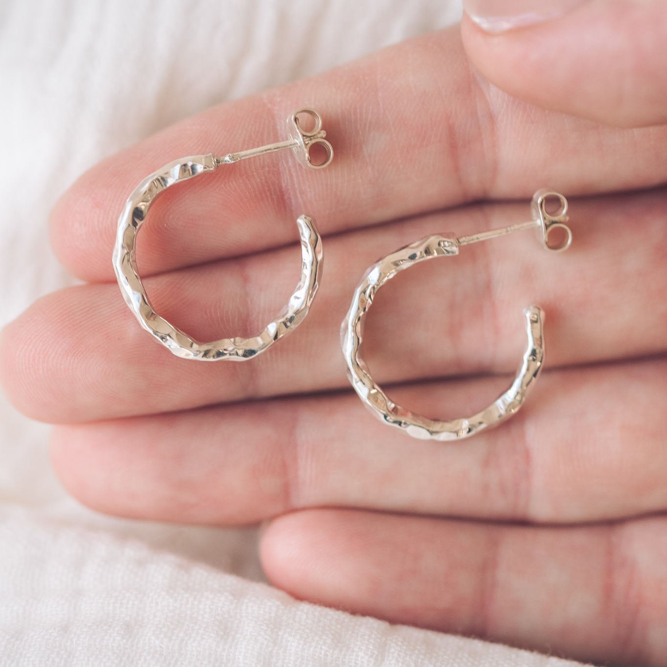 Fairy Silver Hoop Earrings - Earrings