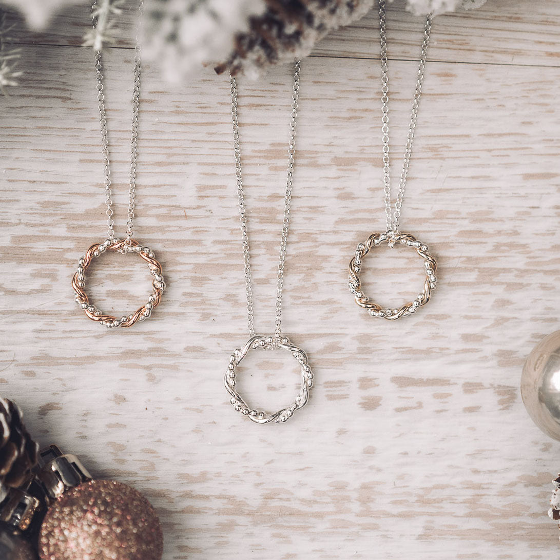 Bramble Silver Pendant Necklace
