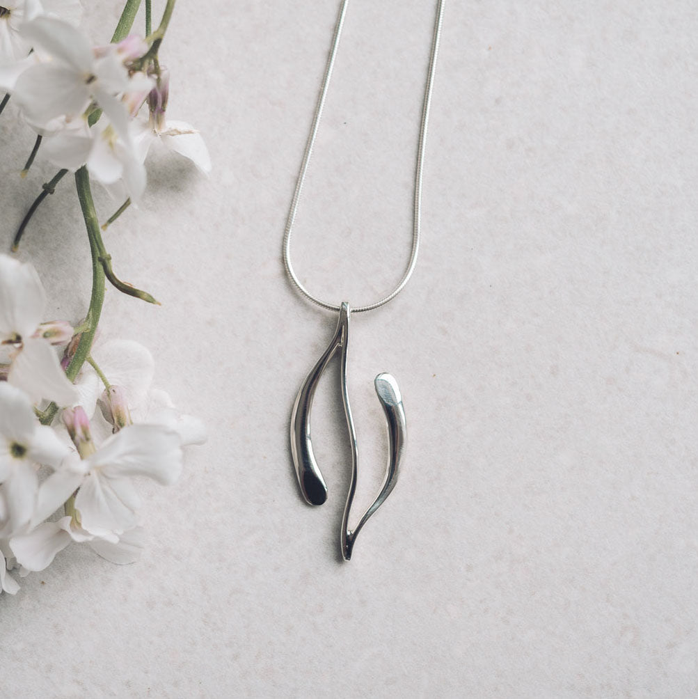 Gracie Silver Pendant Necklace - Pendants