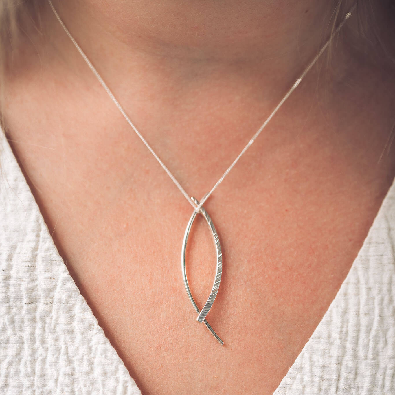 Louisa Silver Pendant Necklace - Pendants