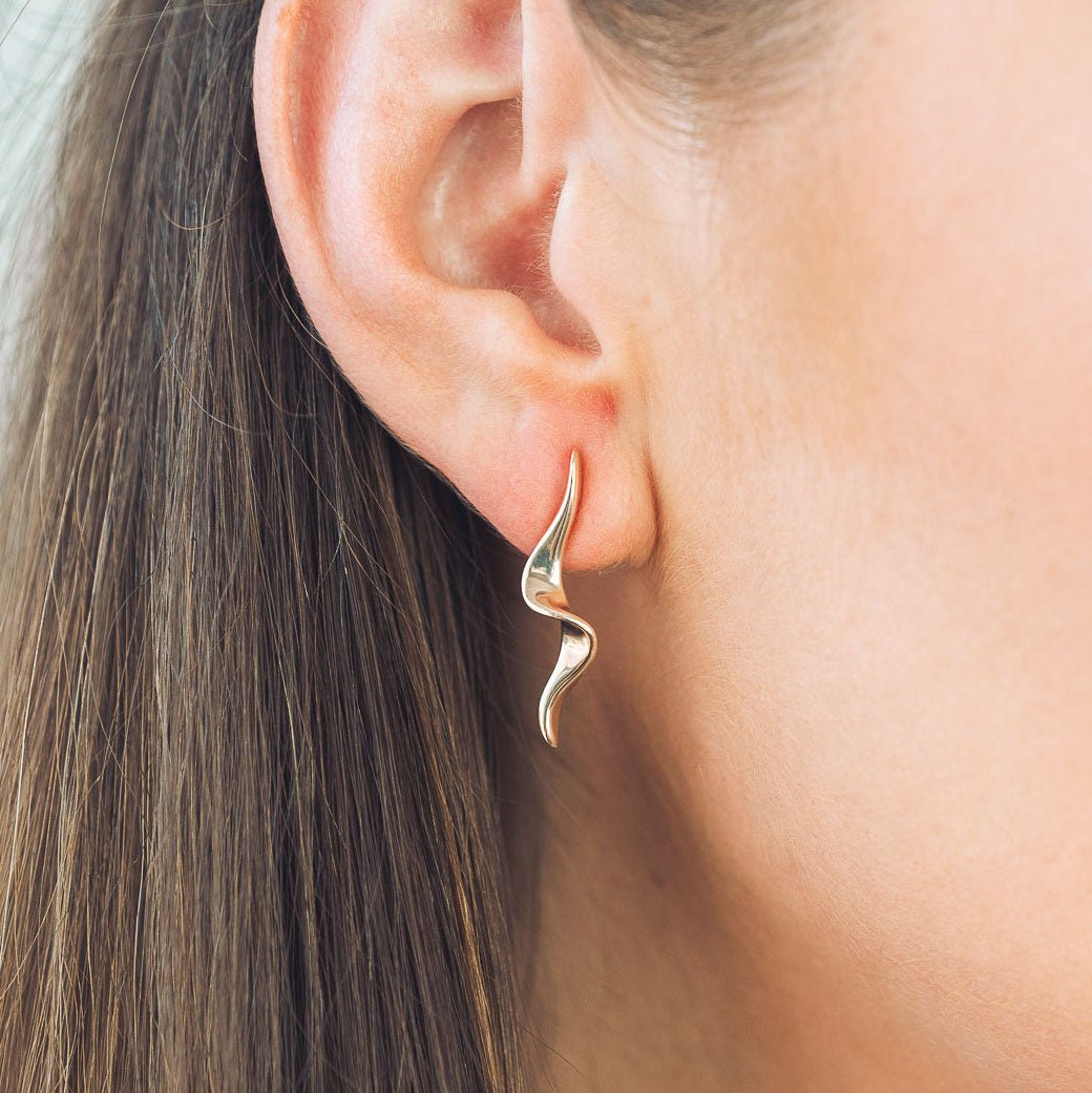 Martha 9ct Gold Stud Earrings - Earrings
