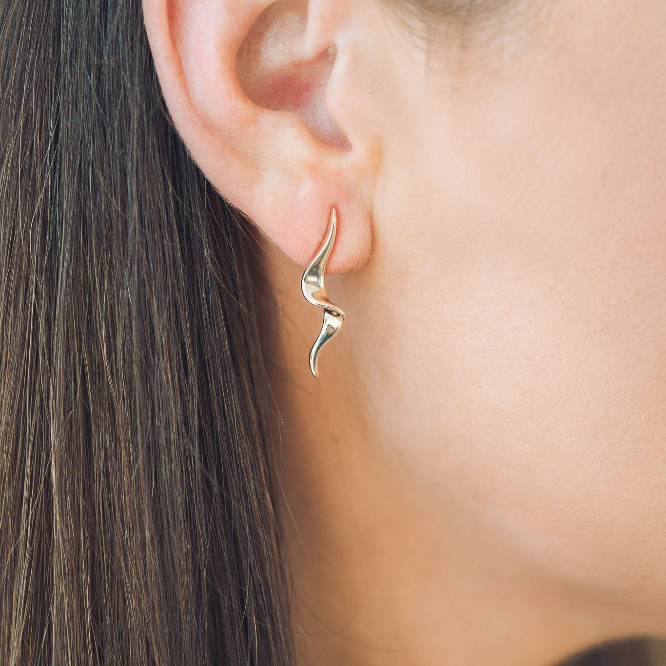 Martha 9ct Gold Stud Earrings - Earrings