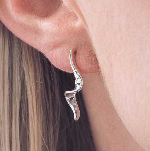 Martha Silver Stud Earrings - Earrings