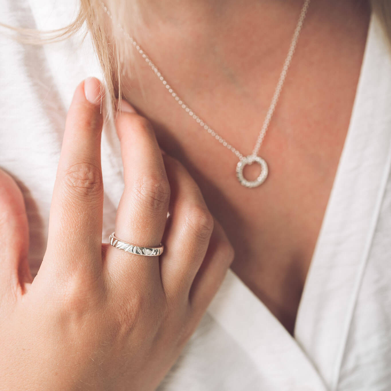 Elena Silver Ring - Rings