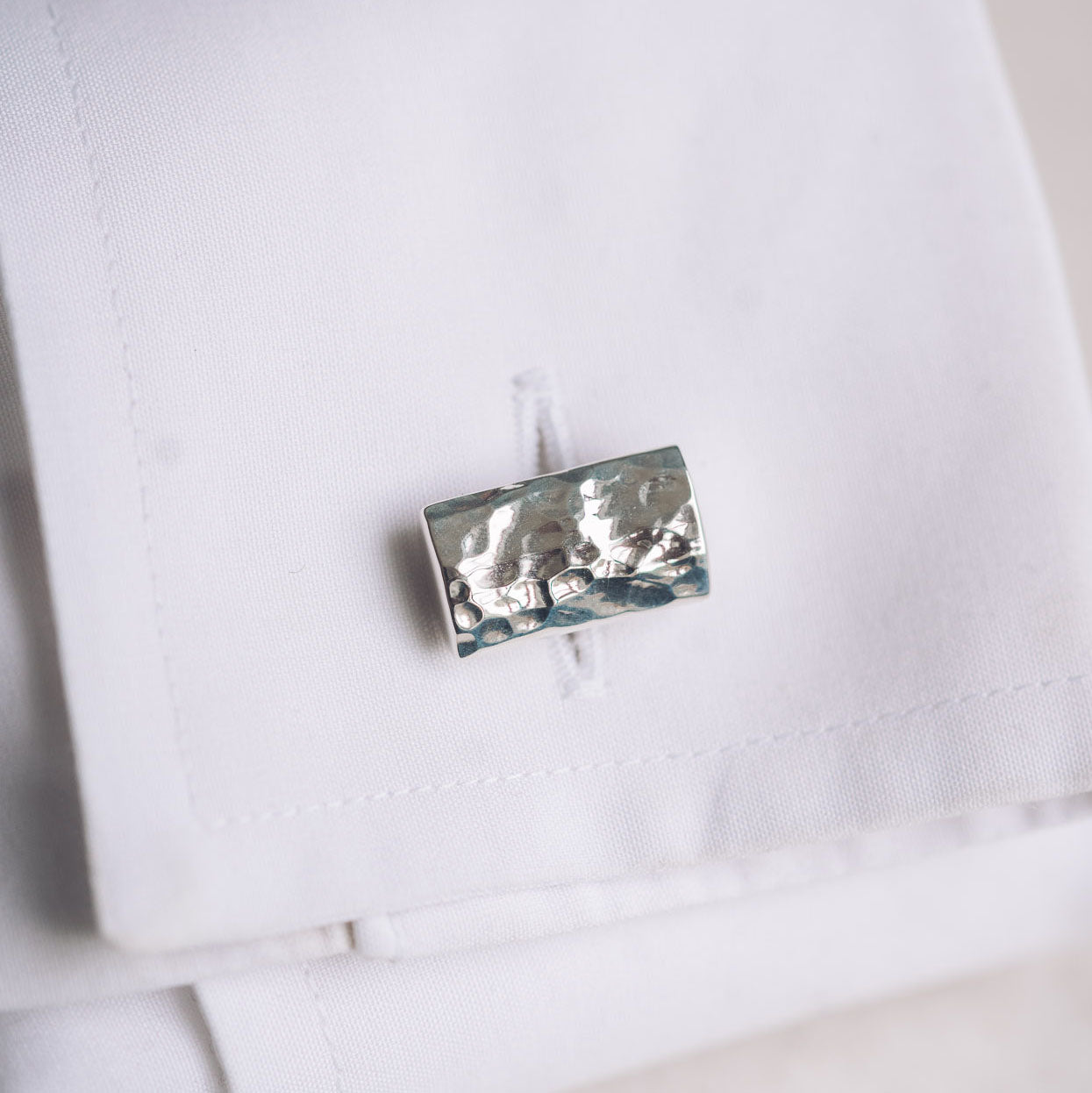Men's Textured Lindy Cufflinks - Cufflinks