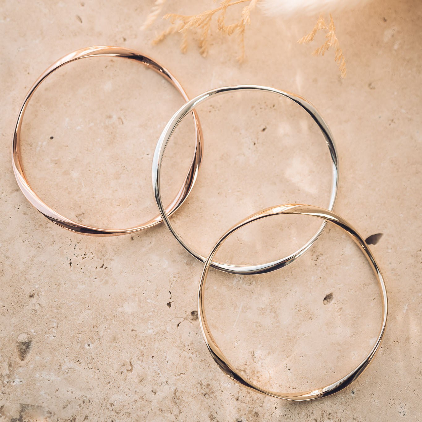 Molly 9ct Rose Gold Bangle - Bangles
