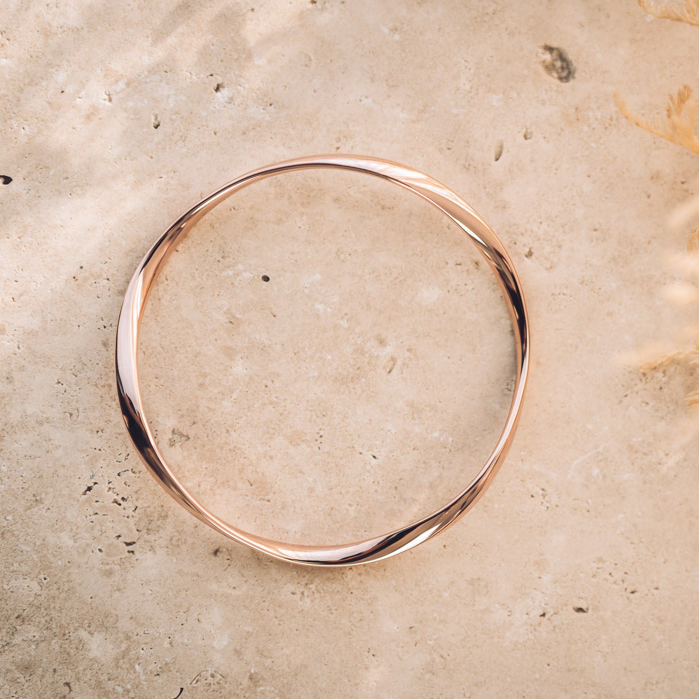 Molly 9ct Rose Gold Bangle - Bangles