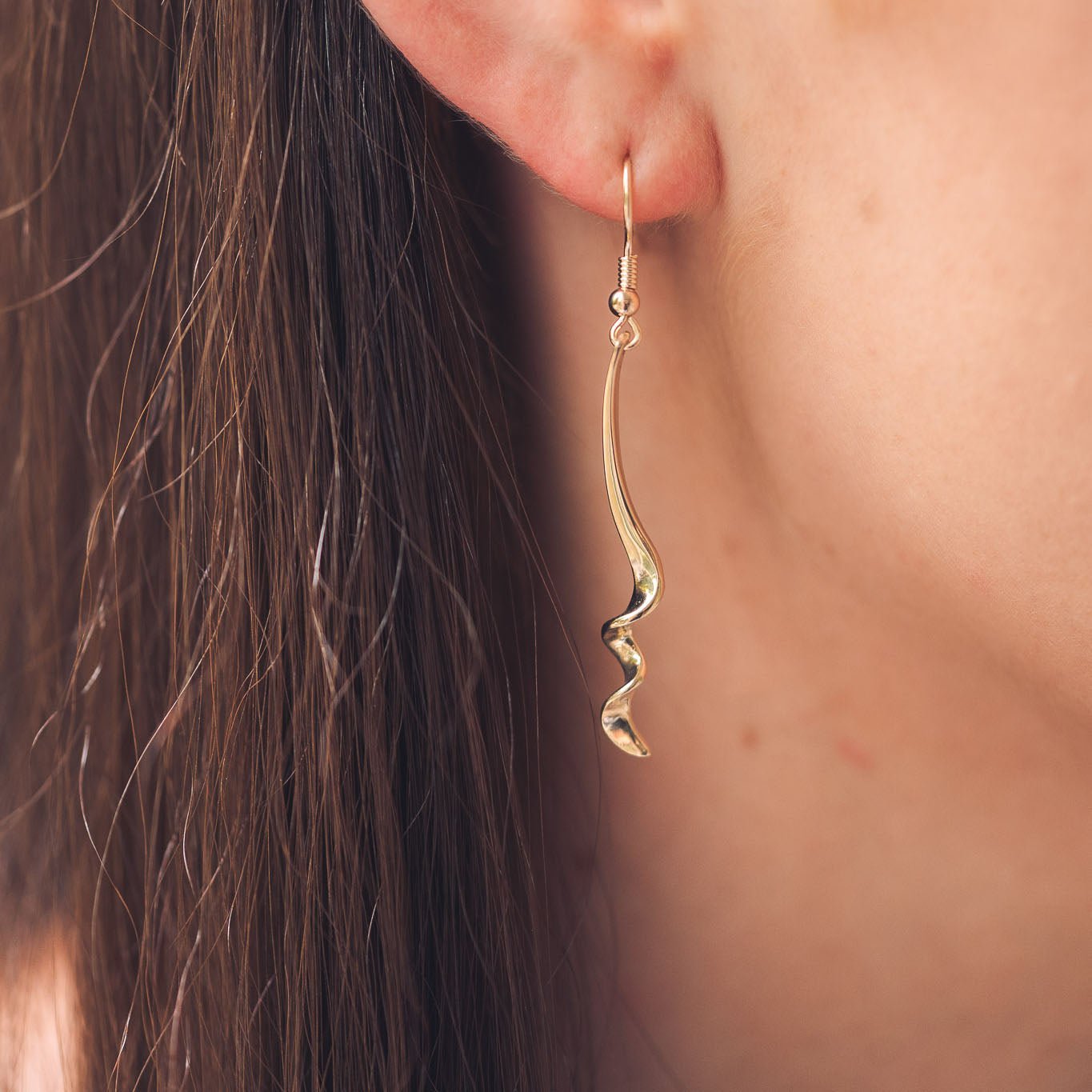 Sophia 9ct Gold Drop Earrings - Earrings